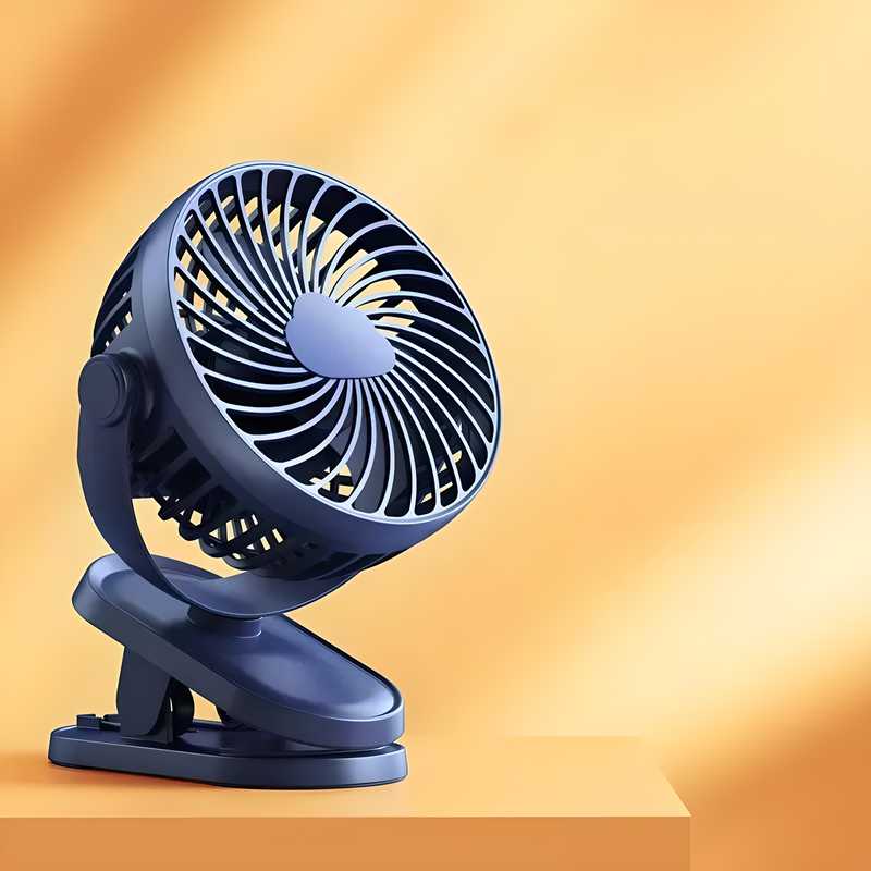 Silent Air Flow High-Power USB Portable Desk Fan